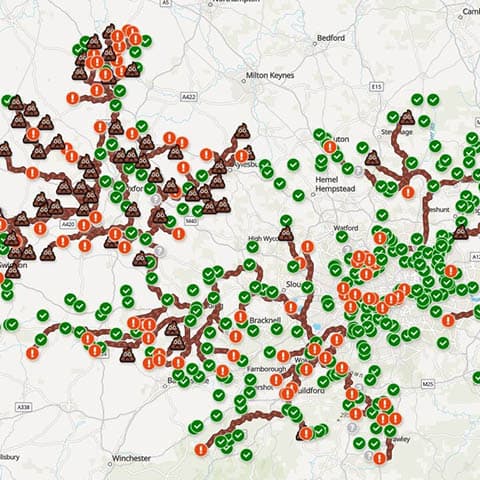 Computational method works backwards from observations to track down river polluters