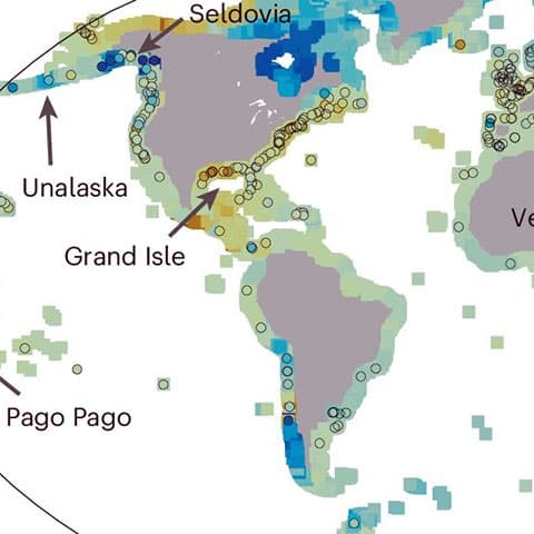 Coastal land shifts reveal faster local sea level rise than expected